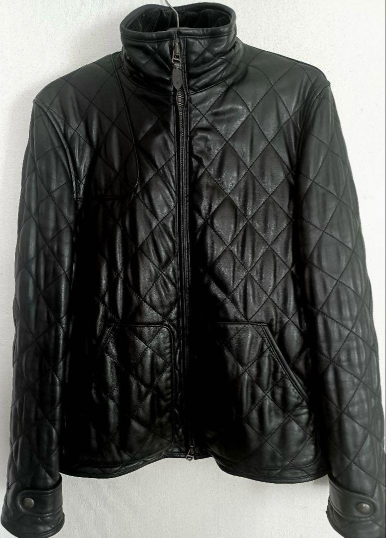 Ralph Lauren キルティングレザージャケット