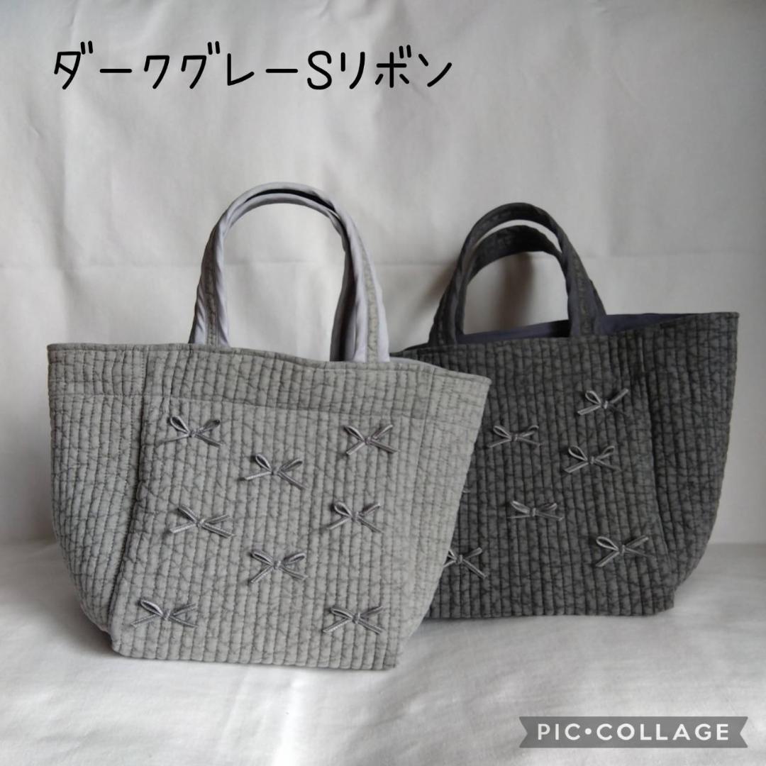 ☆トートバッグL☆ グレー ヌビバッグ リスタート