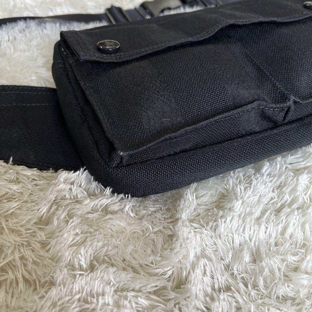 【人気】 PORTERタンゴブラックWAIST BAG ボディーバック　男女兼用