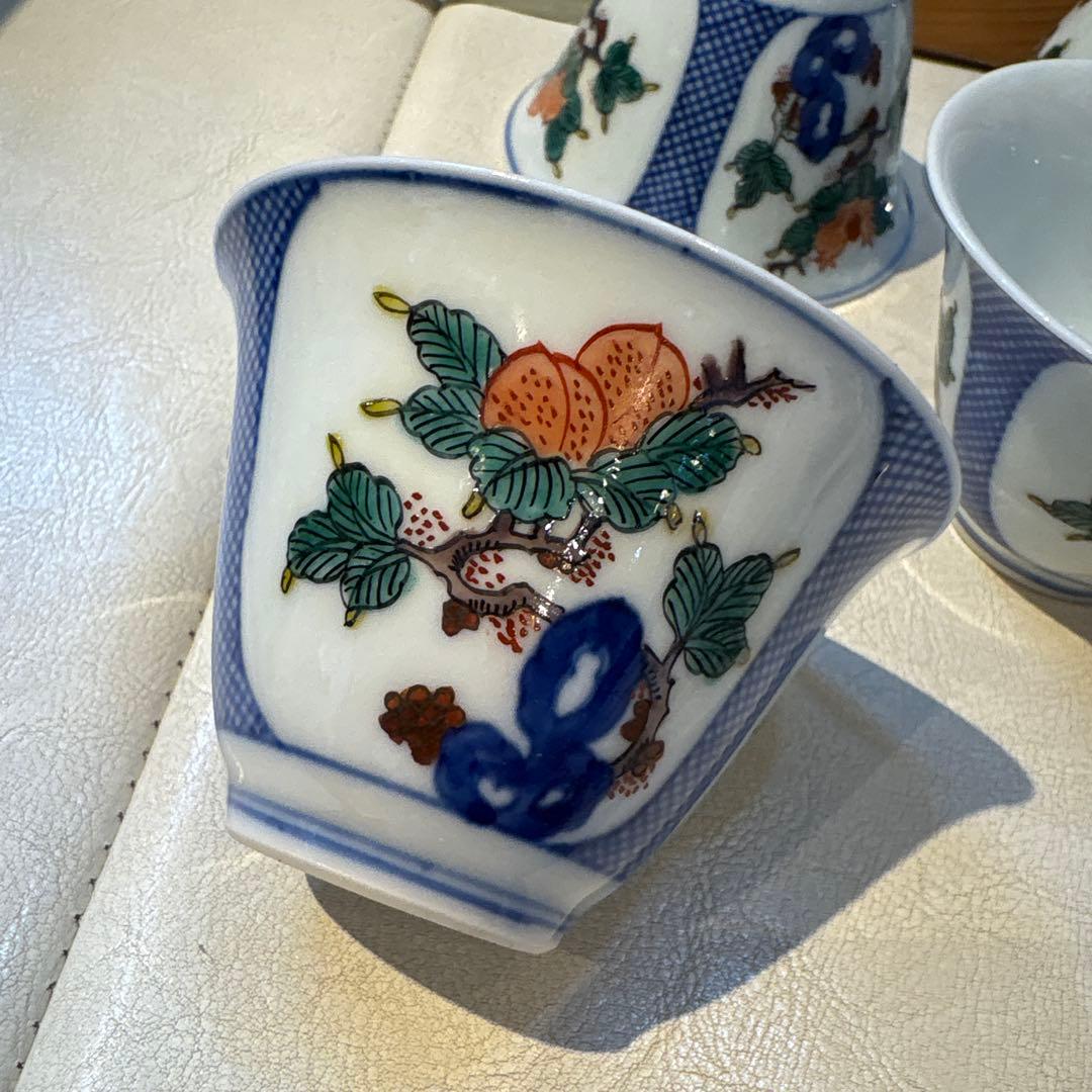 未使用品！ 渋草焼　芳国舎　急須・湯呑みセット