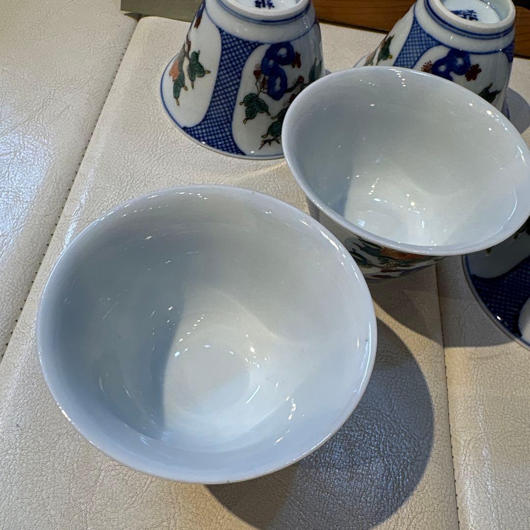 未使用品！ 渋草焼　芳国舎　急須・湯呑みセット