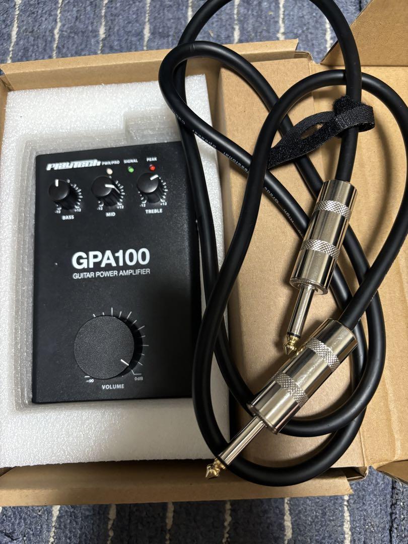 GPA100 ギター用パワーアンプ PLAYTECH スピーカーケーブル付き