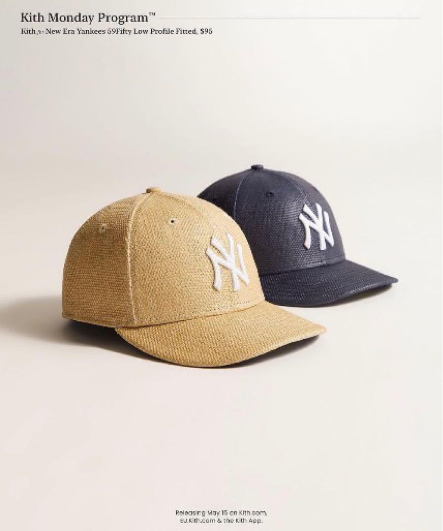 KITH × ニューエラ ラフィア コラボキャップ 新品未使用
