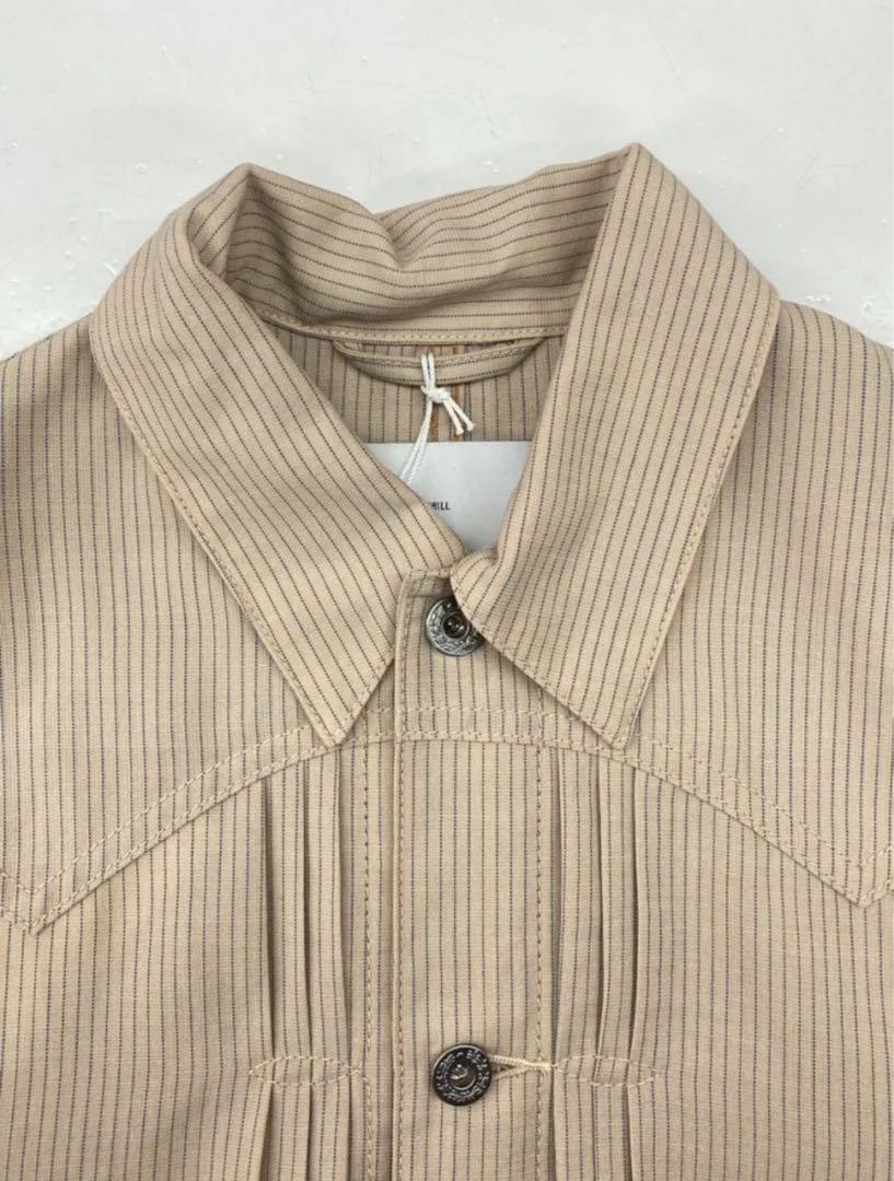 ジャケット・アウター SUGERHILL 22SS WOOL LINEN HICKORY JACKET