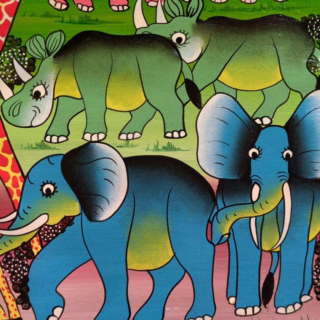 『 Kili and animals 』 by Kava 30*30cm