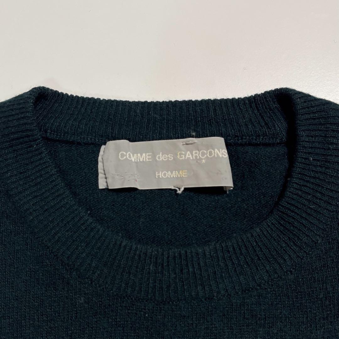 COMME des GARÇONS ニット セーター 田中オム ダークグリーン COMME des GARÇONS ニット セーター 田中オム ダークグリーン