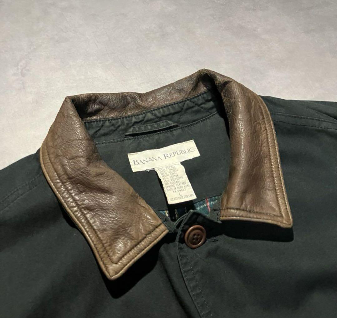 90s BANANA REPUBLIC ハンティングジャケット 黒