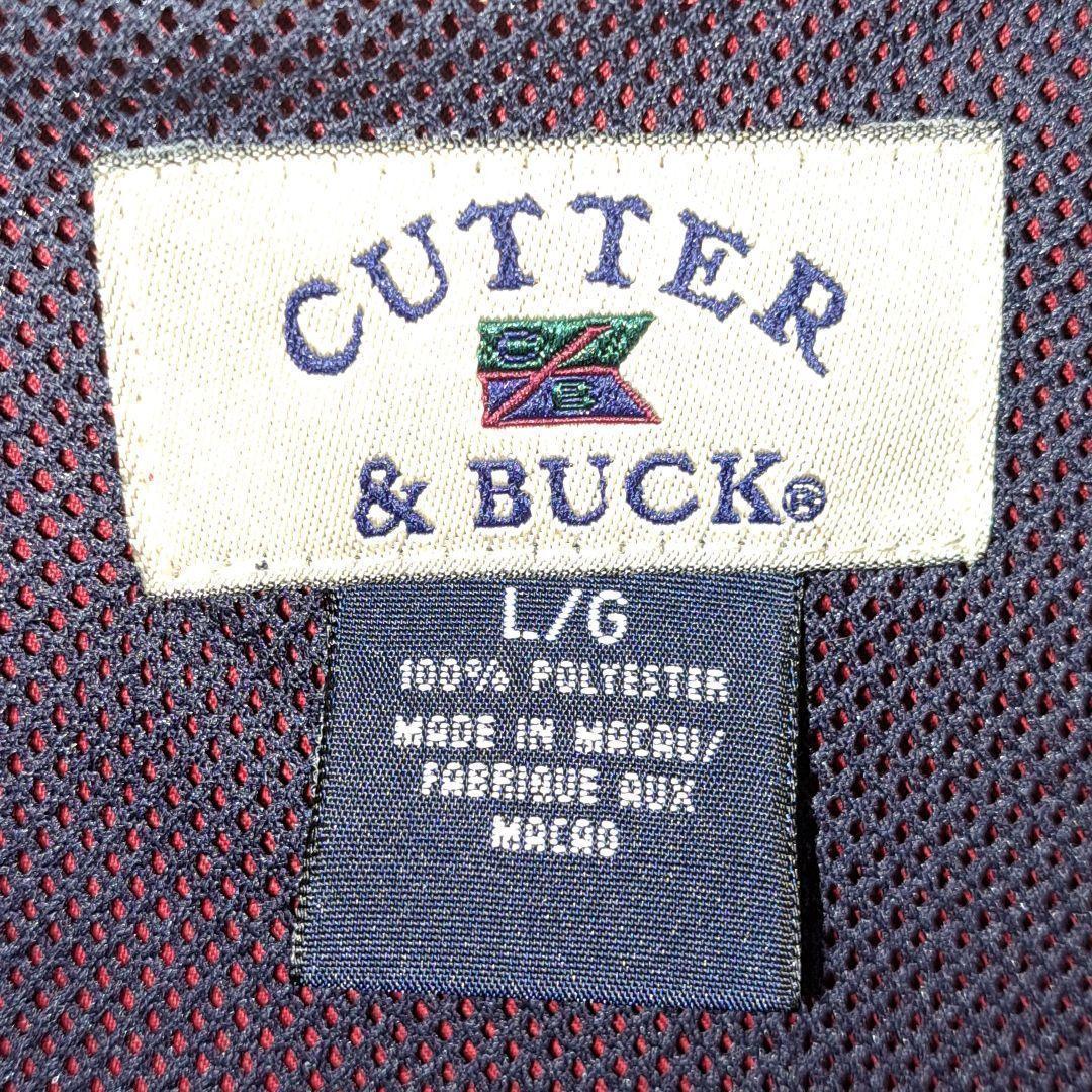 【美品】CUTTER&BUCK　刺繍　アノラックジャケット　ナイロンプルオーバー