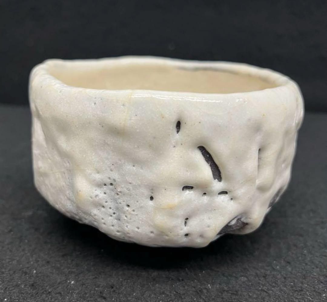 抹茶茶碗 】銘 一 萩焼 茶道具 茶器 抹茶碗 白 雪景色 - メルカリ