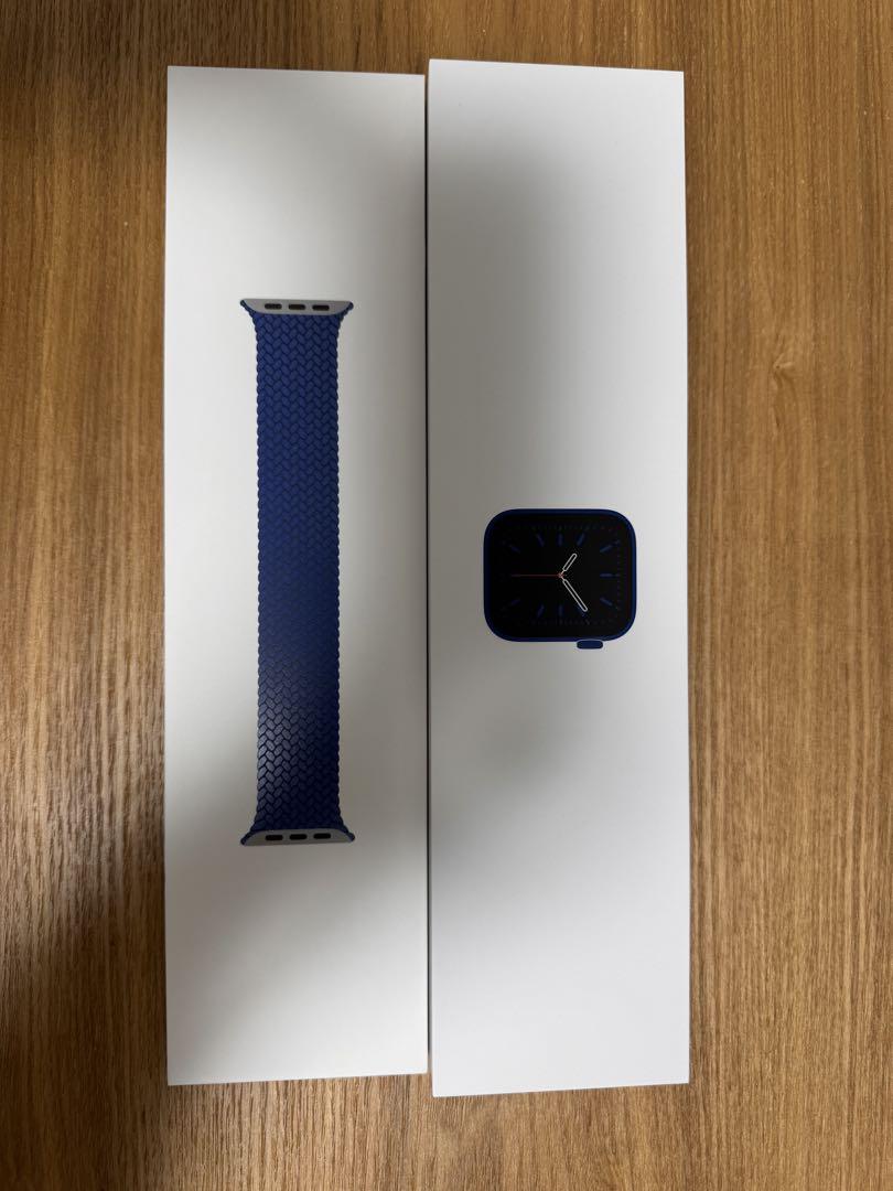 Apple Watch series6 ブルー