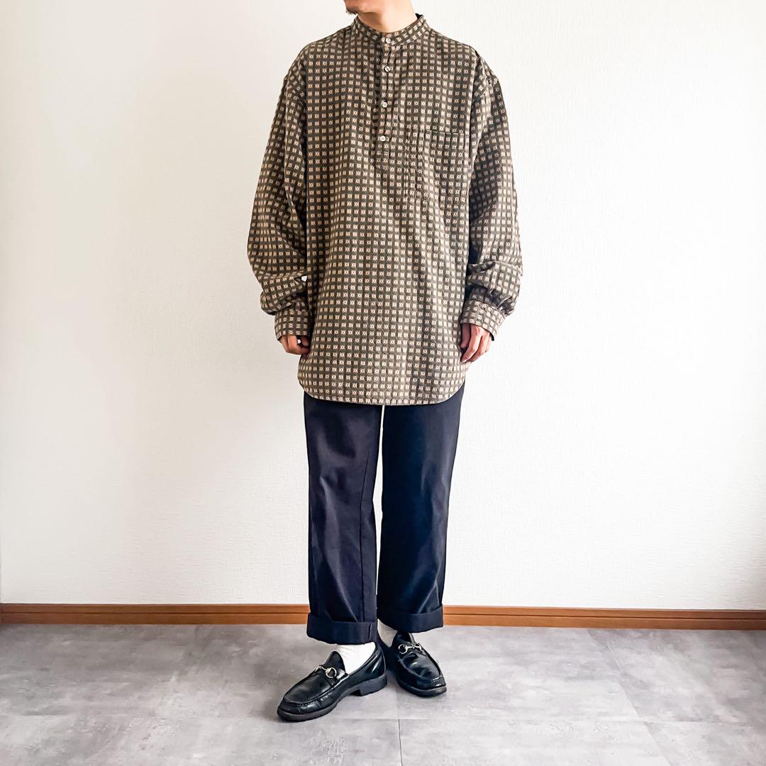 爆売り！ 90s メルカリ - プルオーバーシャツ 総柄 AHEAD TERRITORY THE トップス