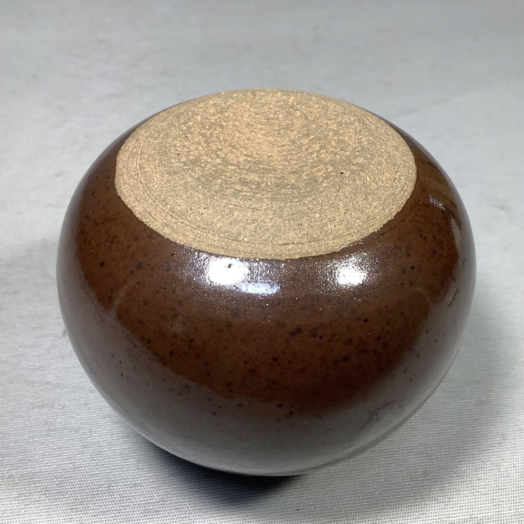 平安　喜山　茄子茶入　茶道具　送料無料