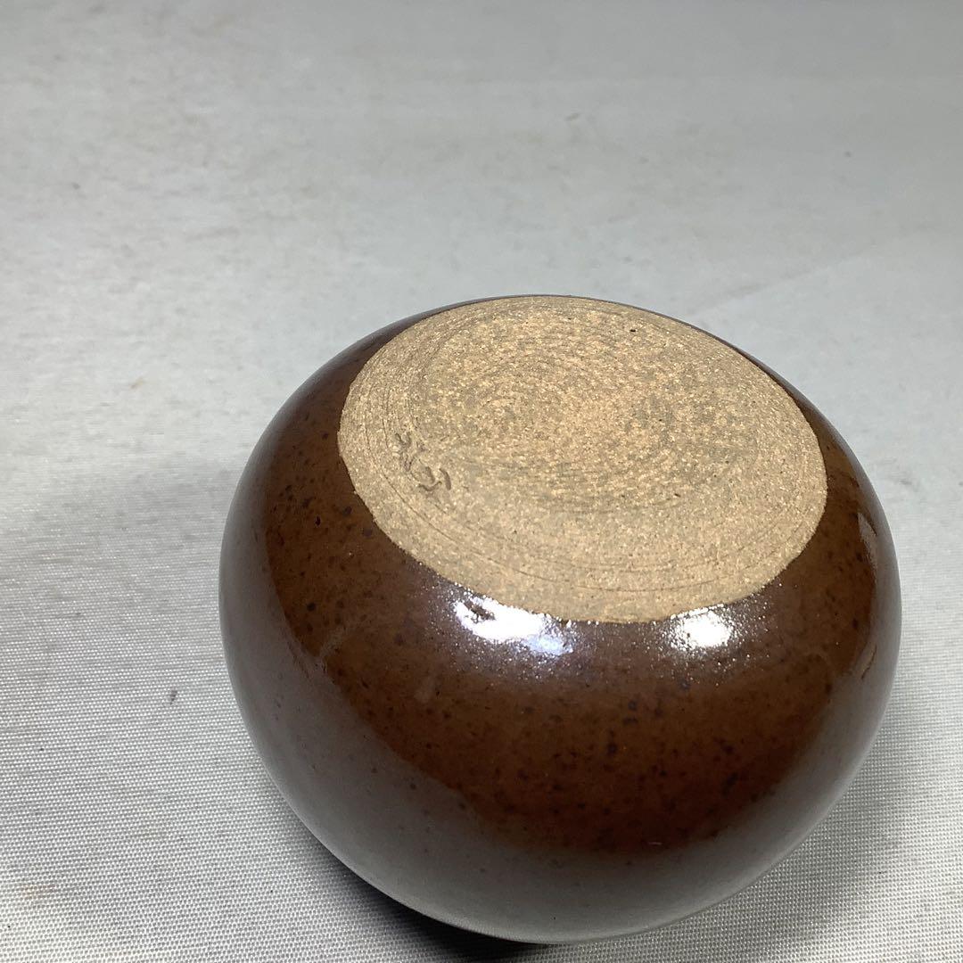 平安　喜山　茄子茶入　茶道具　送料無料
