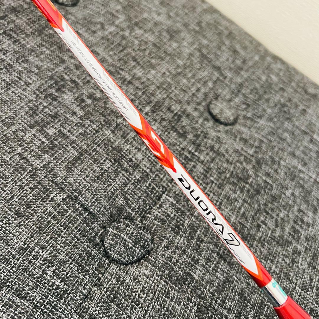 YONEX デュオラ7 DUORA7 3U.5G バドミントンラケット レッド