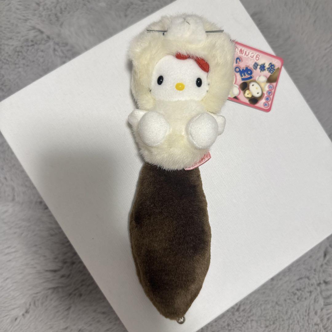 [激レア•未開封]サンリオ　 ☆ハローキティしっぽ倶楽部キーホルダー冬季限定 激レア]サンリオ ☆ハローキティしっぽ倶楽部キーホルダー冬季