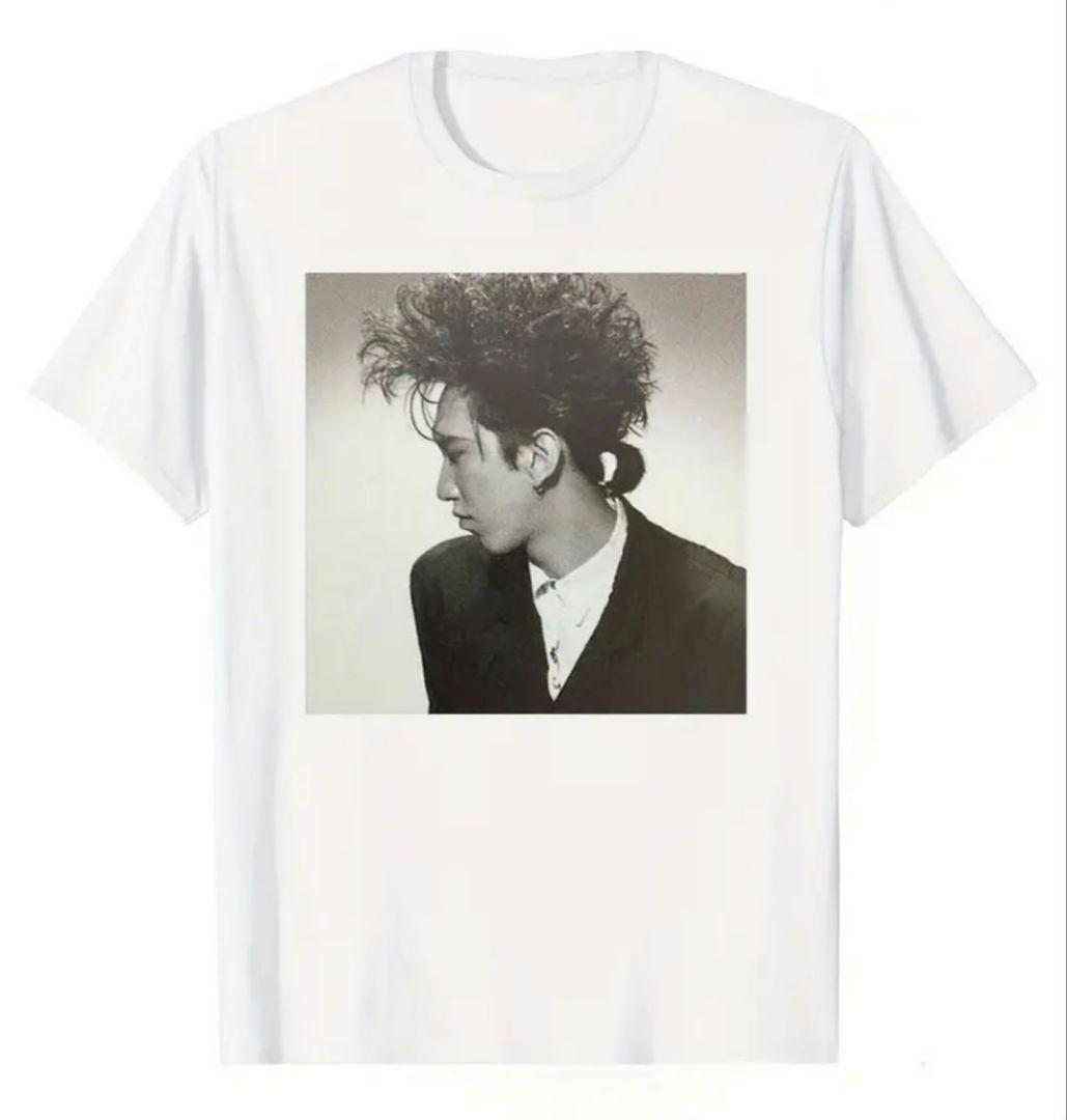 BOØWY バンド Tシャツ 白 布袋寅泰 Tシャツ 白 ホワイト BООWY ボウイ バンド ロック