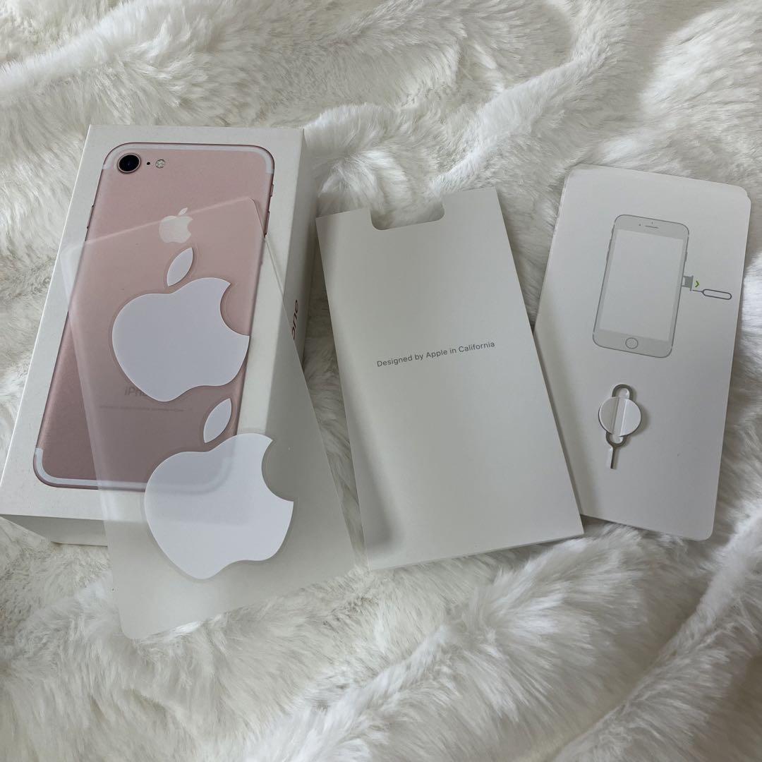 iPhone 7 Rose Gold 128 GB Softbank スマートフォン・携帯電話