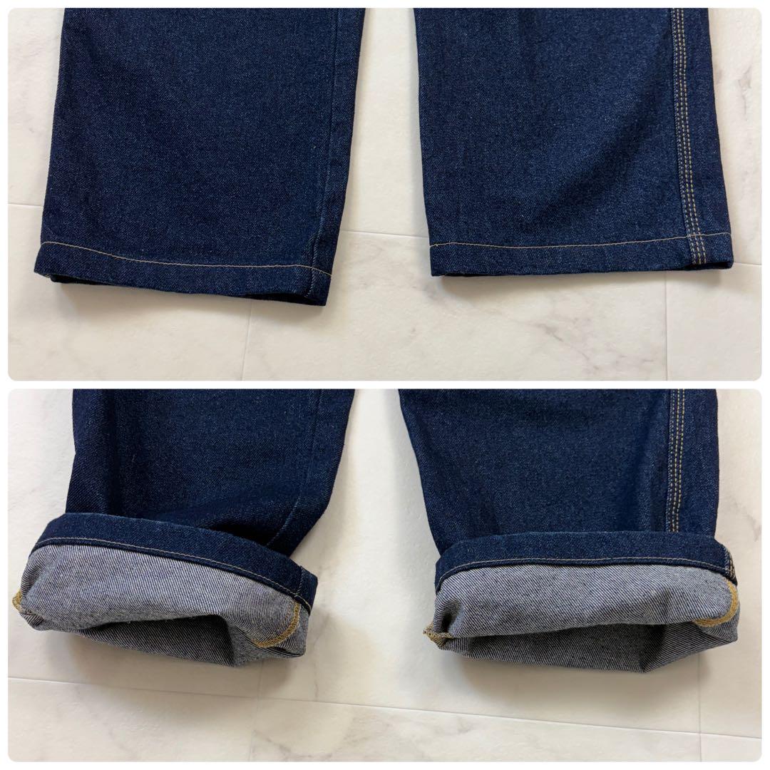 【美品】DEUS テーパード　デニムパンツ　濃紺　30 ロゴ 希少　1