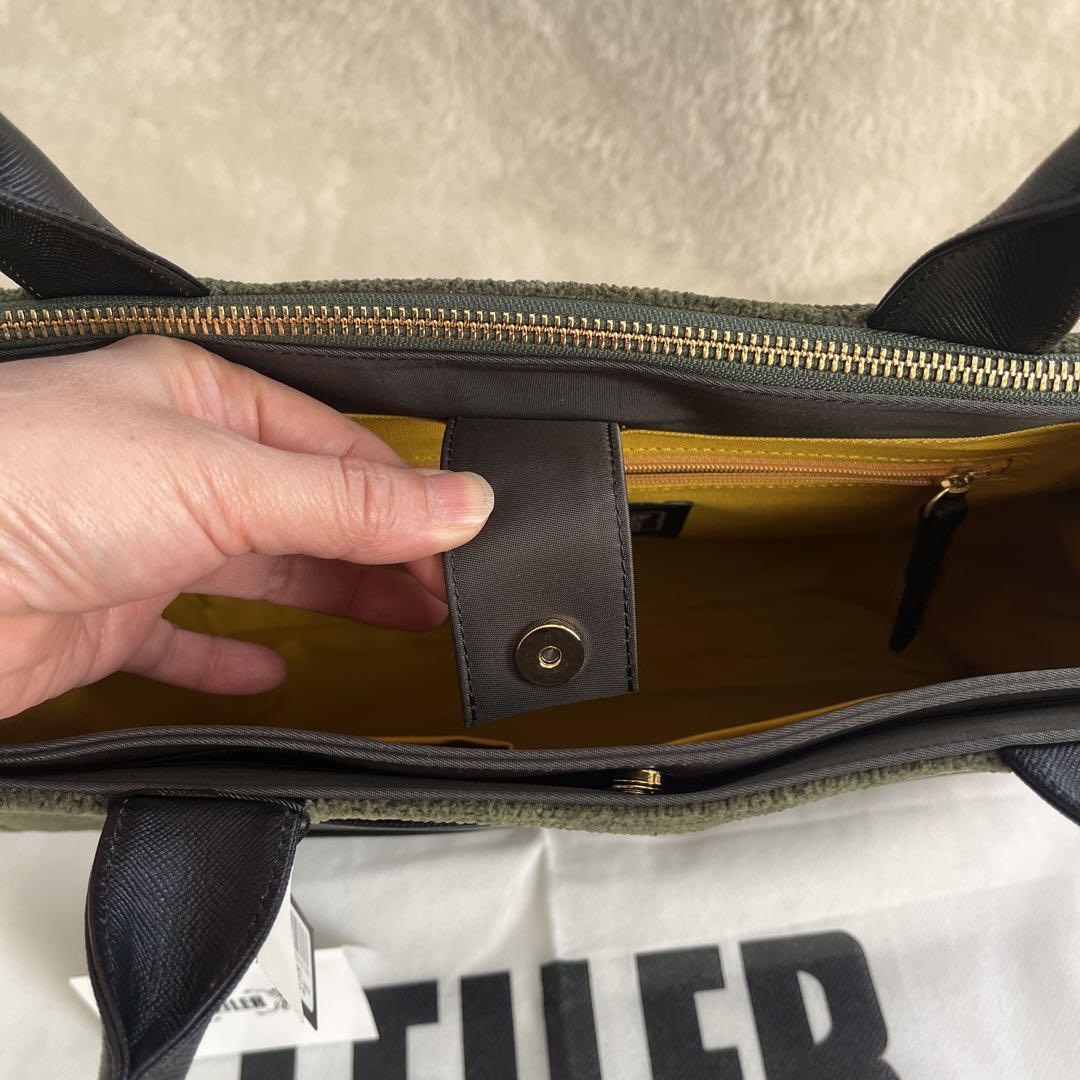 新品タグ付き　FEILERフェイラー　ワーキングウーマンユニ　トート　カーキ