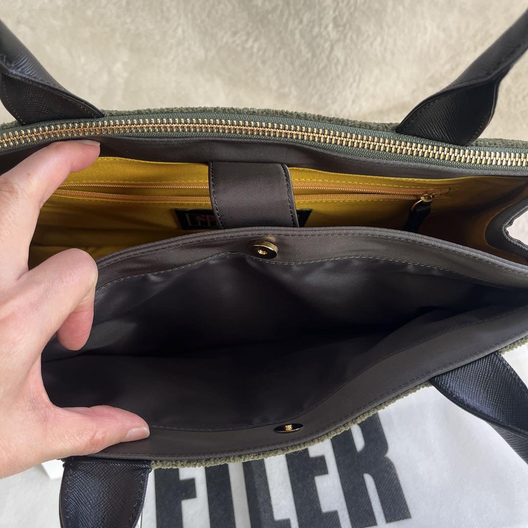新品タグ付き　FEILERフェイラー　ワーキングウーマンユニ　トート　カーキ