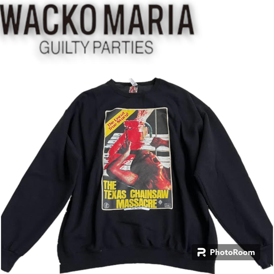 WACKO MARIA × JERZEES　スウェット　XL ブラック　プリント