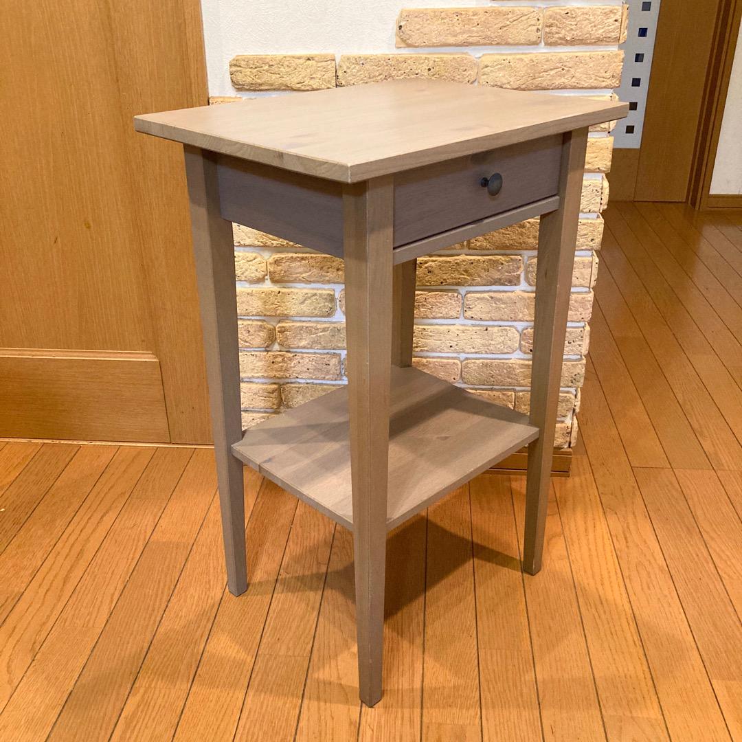 ⛽【USED】IKEA HEMNES ヘムネス サイドテーブル/希少グレー