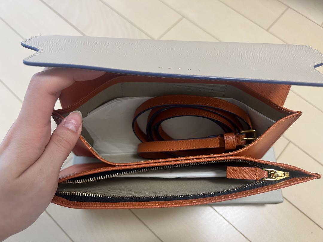 MARNI マルニ Trunk ショルダーバッグ グリーン
