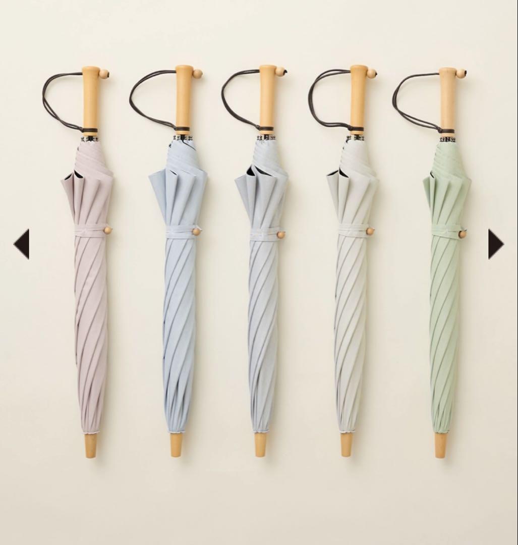 【新品未使用、タグ付き】サンバリア100 長傘S moku グレー