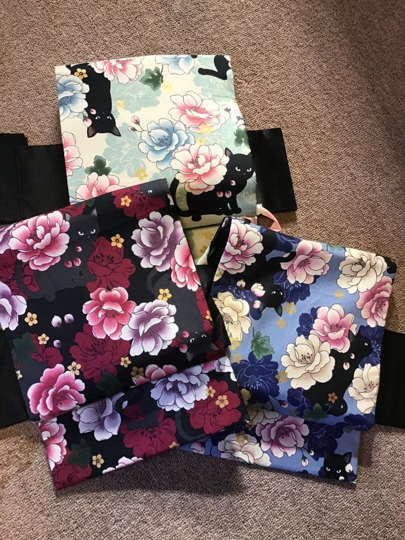 作り帯　ネコまとめて