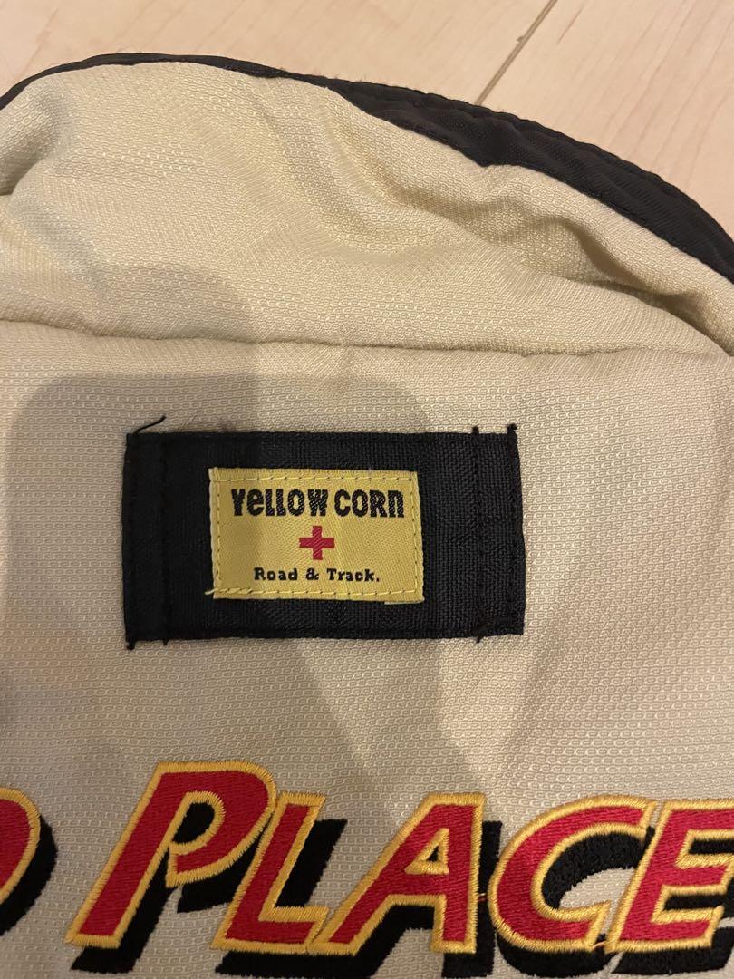 MIKIO様ビンテージ風 YELLOW CORN 刺繍ロゴ レーシングジャケット Vintage Yellow Corn Racing Jacket Motorsport Equipment Big