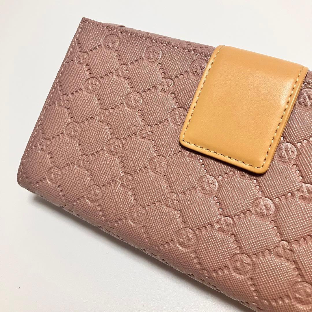 D1145 未使用 ピンキー＆ダイアン 長財布 財布 レディース 大容量 ピンク