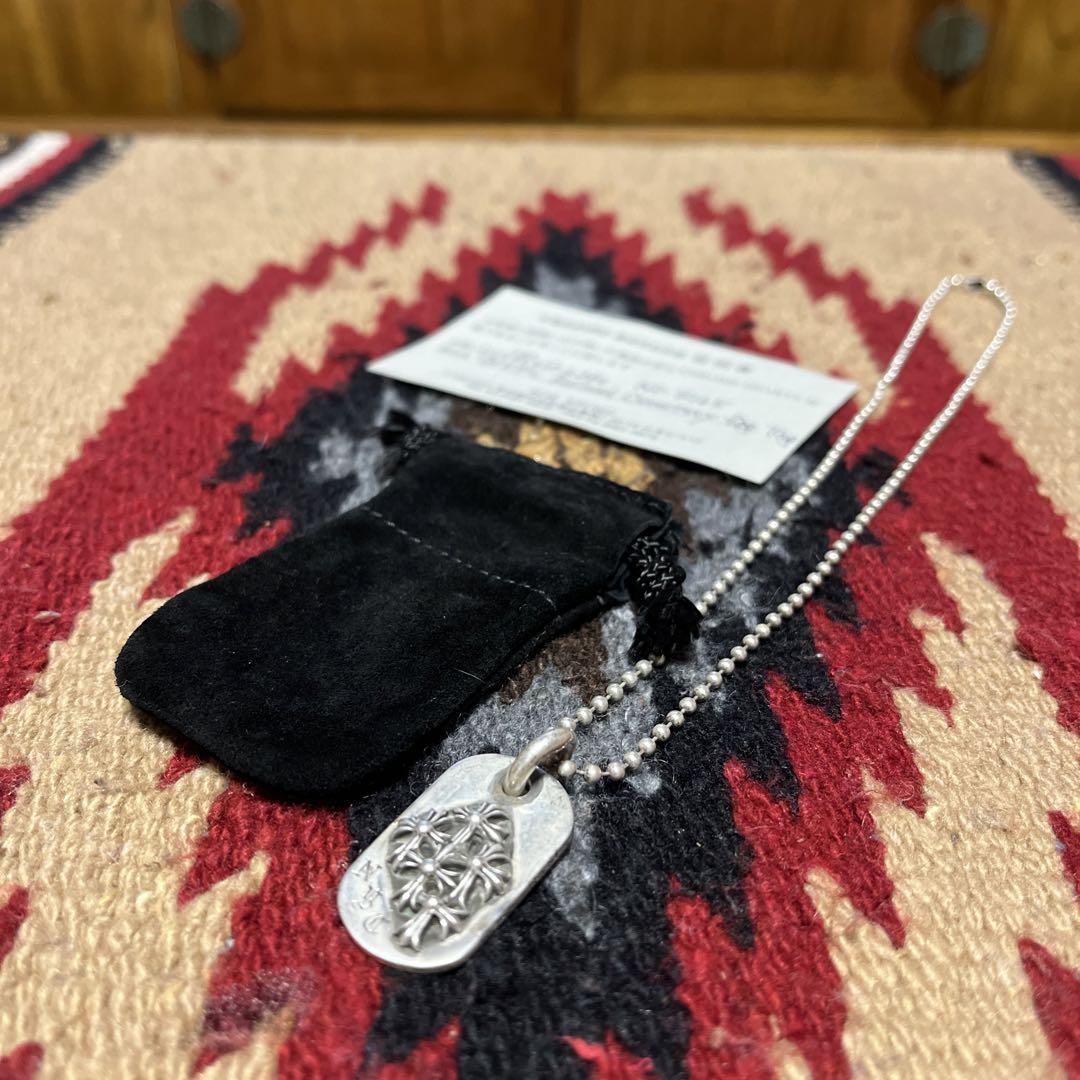 VINTAGE●CHROME HEARTS●セメタリ― ドッグ タグ CHROME HEARTS クロムハーツ レイズドセメタリードッグタグ