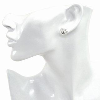 GUCCI ピアス　ダブルGハート　箱付き　silver925 Ag925　片耳