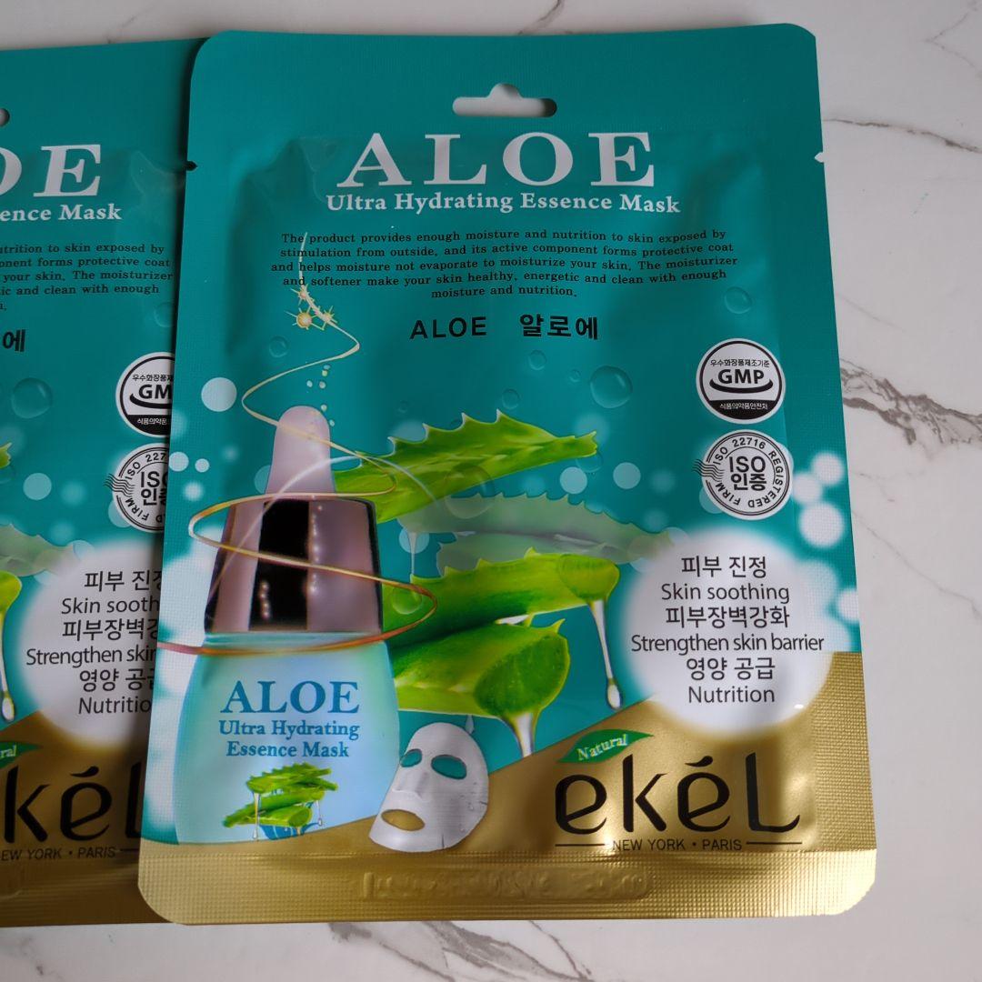 新品 韓国パック アロエ 保湿フェイスマスク 2個セット - メルカリ