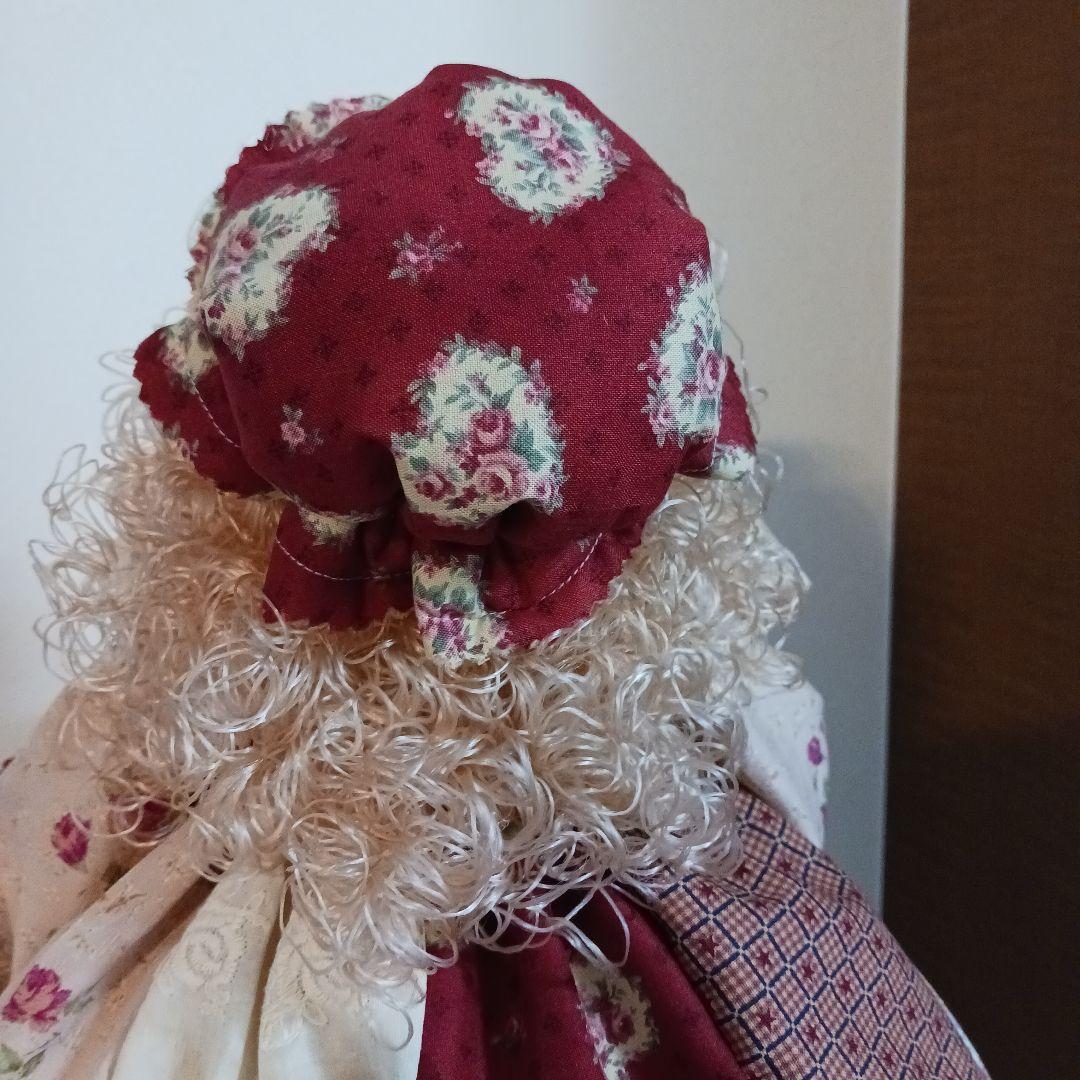 ハンドメイド　カントリー　人形　　　高さ48cm