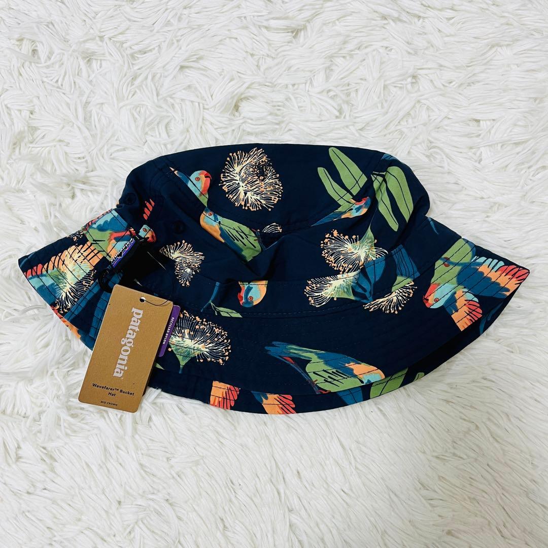 2019限定柄・未使用タグ付き Sパタゴニア ウェーブフェアラー・バケツ・ハット
