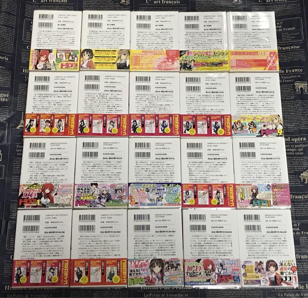 冴えない彼女の育てかた 全巻 セット 全巻 初版 帯付き 20冊