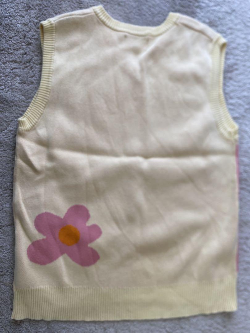 【完売品】GOLF WANG フラワーベスト S 花柄 Vネック Tyler着用