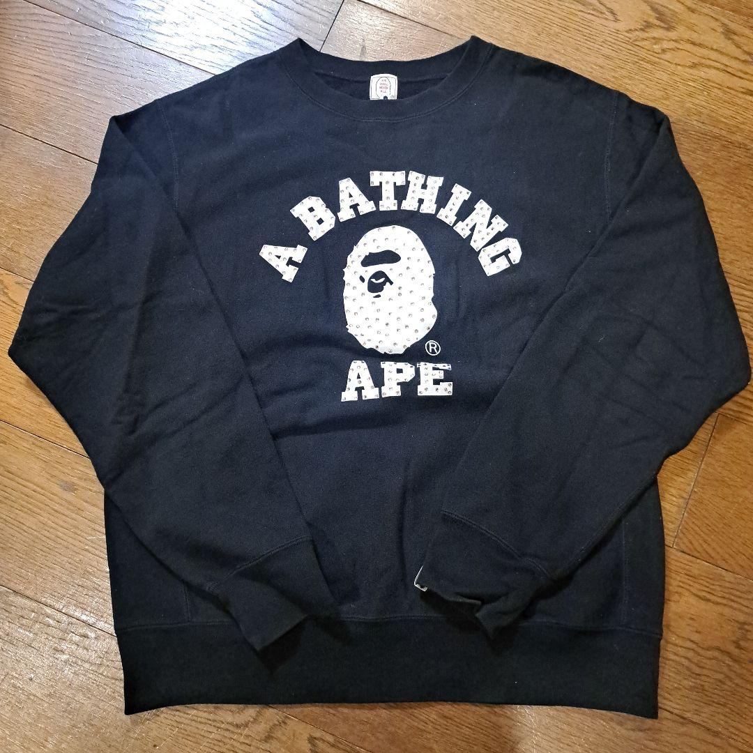 A BATHING APE トレーナー M 黒
