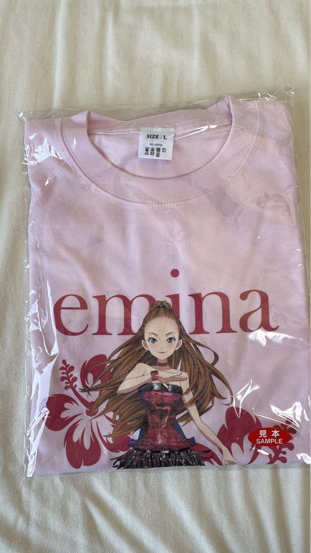 値下げ】安室奈美恵 Tシャツ emina ライトピンク・インディゴ