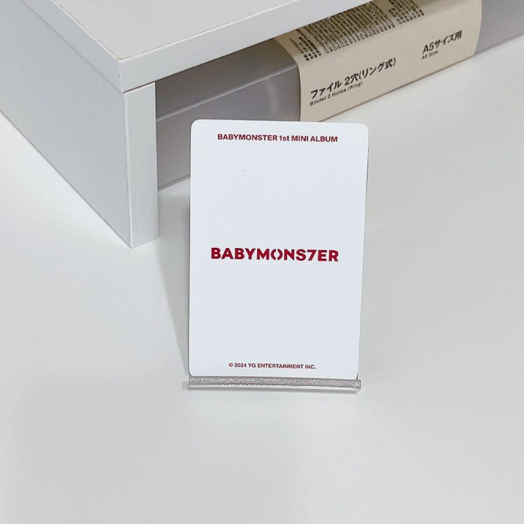 babymonster アサ rose day YG 特典 ラキドロ トレカ BABYMONSTER rose day アヒョン ラキドロ 特典 トレカ - メルカリ