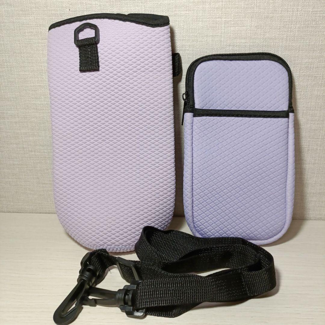水筒カバー スマホポーチ セット ペットボトルカバー ボ700ml