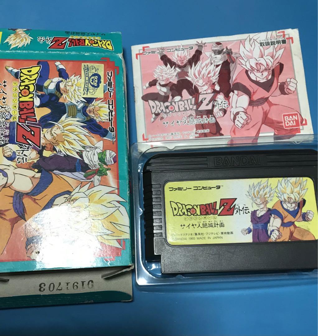 美品 FC 箱説付ドラゴンボールＺ外伝 サイヤ人絶滅計画 新品未使用 ファミコン ドラゴンボールZ 外伝 サイヤ人絶滅計画