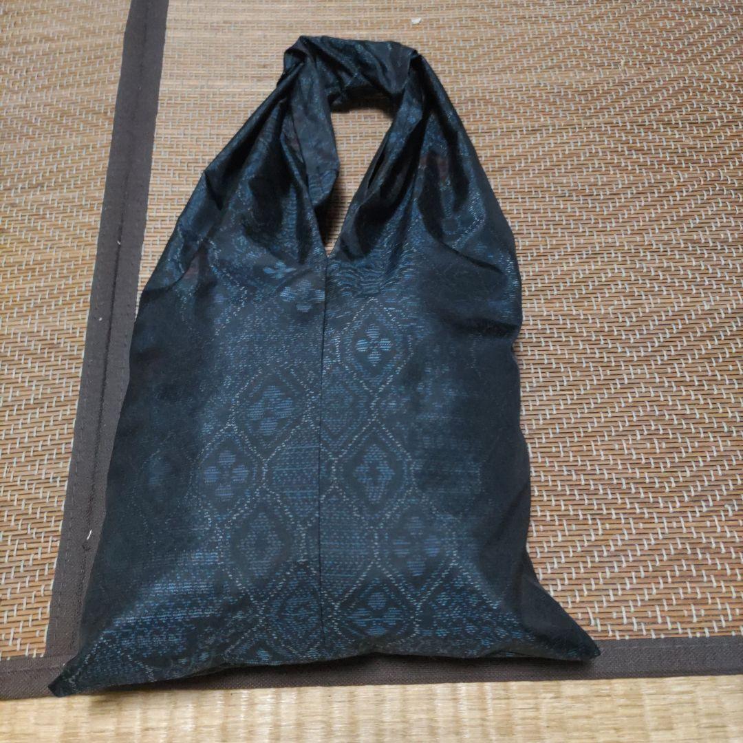 たっぷりサイズ！新品大島紬リメイクワンピース！サブバックつき〜