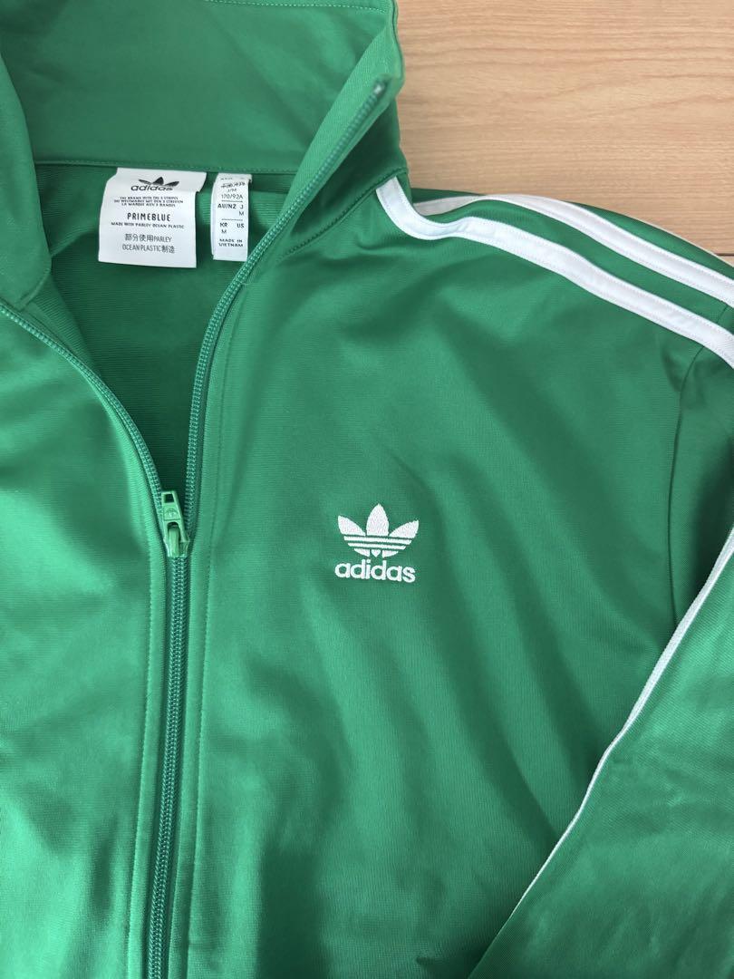 adidas アディダス グリーン ジャージ M トラックジャケット