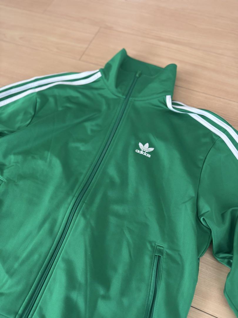 adidas アディダス グリーン ジャージ M トラックジャケット