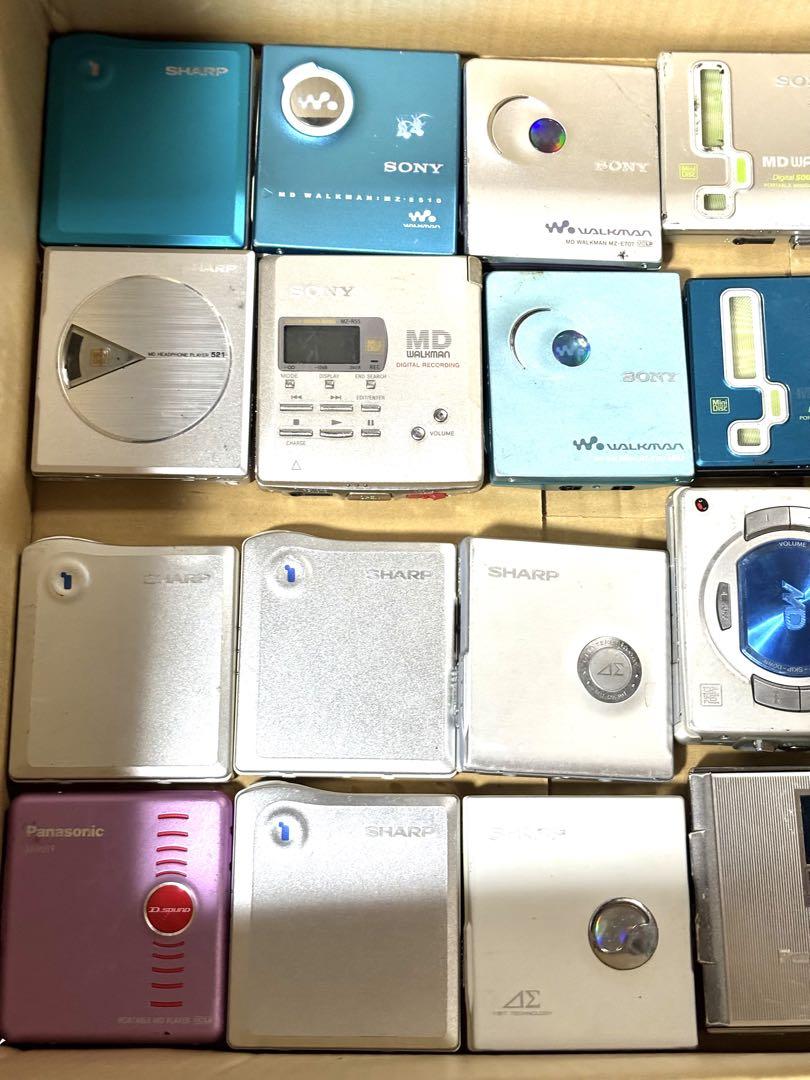 MDプレーヤー ジャンク品 24台 まとめセット