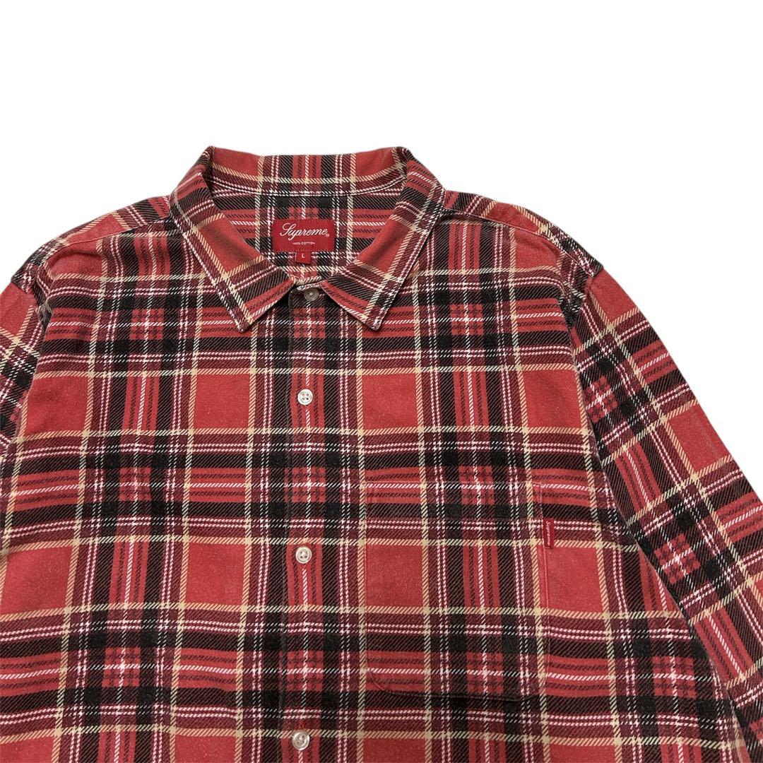 Supreme 20SS Printed Plaid Shirt L