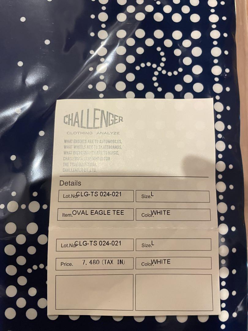 CHALLENGER OVAL EAGLE T 黒　L 24AW Tシャツ