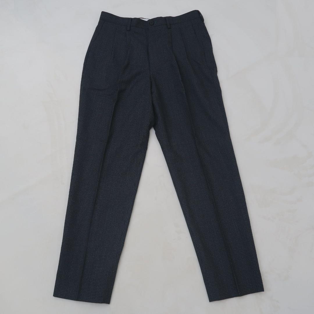 新品未使用　ポールスミス　青×黒×グレー　パンツ